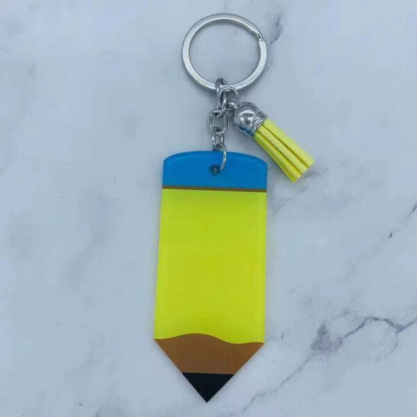 O1CN01iTzSrk1ccSp6z0jgT_2210908393621-0-cib Wholesale Acrylic Pencil Teacher's Day Gift Keychain