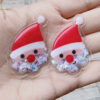 Wholesale Cartoon Quicksand Christmas PVC Quicksand Christmas Children's Hair Clip DIY Accessories