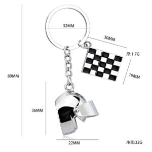 X-737 black and white checkered flag helmet silver