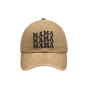 Khaki-mama parent-child baseball cap