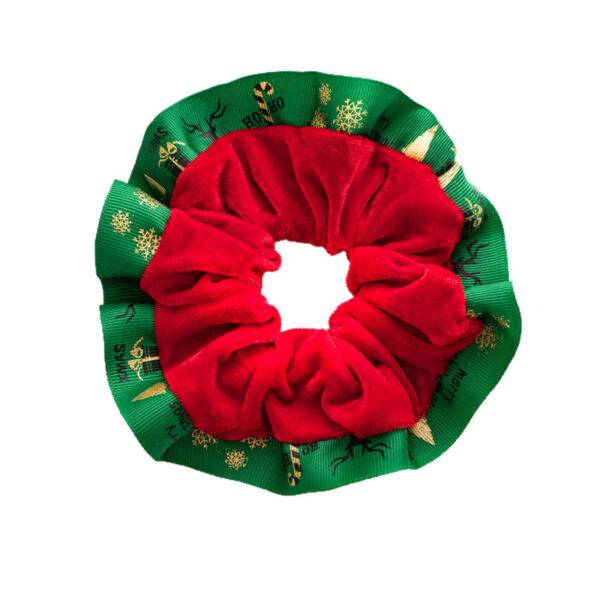 Wholesale Velvet Christmas Large Intestine Hair Ties