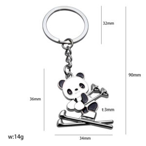 X-1280 ski bear silver