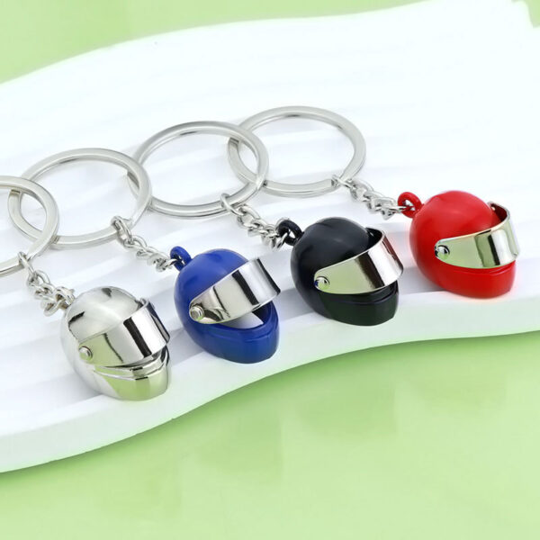 Wholesale Metal Motorcycle Helmet Creative Key Chain