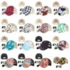 Wholesale Cotton Printed Crossover Ponytail Mesh Baseball Caps