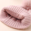 O1CN01ic3owz1p8mKhpLitC_2206668985316-0-cib Wholesale Children's Winter Hat Fur Ball Knitted Hat Scarf Gloves Set