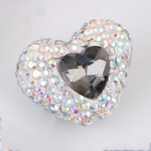 White peach heart western region gray main stone
