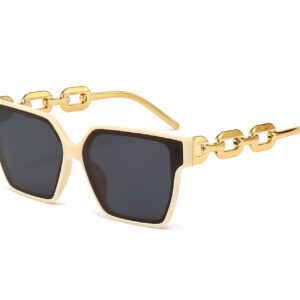 Beige frame Black gray slice