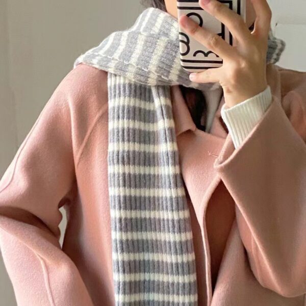 O1CN01ifBR951JJiFcETwar_3164761008-0-cib Wholesale Autumn and Winter Arctic Velvet Knitted Scarf