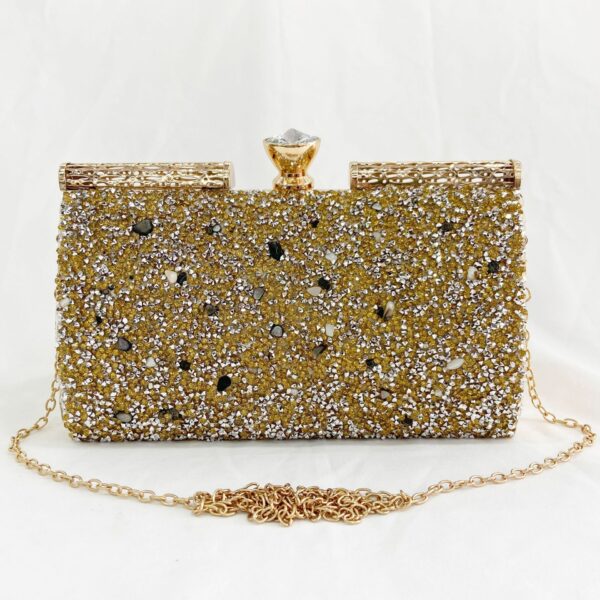Wholesale Large Capacity One Shoulder Rhinestone Clutch Bag OLY-SD-QY003