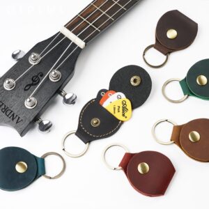 O1CN01iftjjV1XF2XUnkTVz__2986102893-0-cib Wholesale Cowhide Guitar Pick Bag Storage Box Leather Keychain