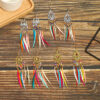 Wholesale Vintage Slender Feather Earrings