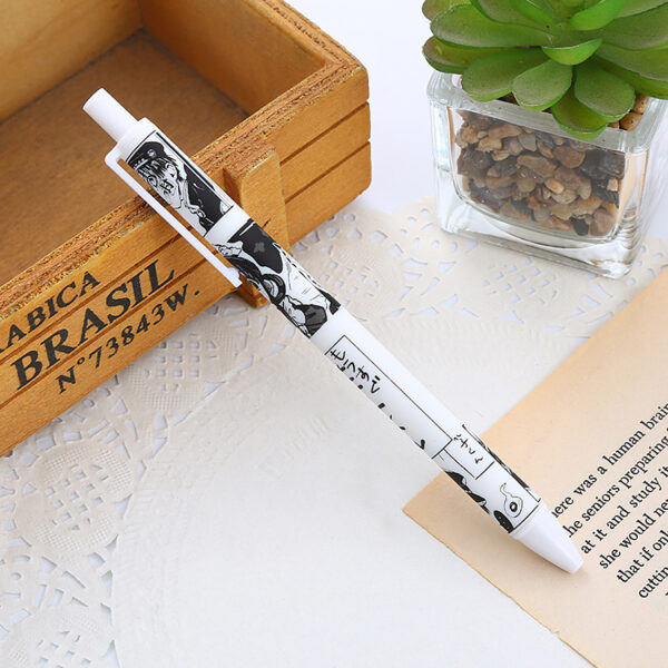 Wholesale Black and White Printed Plastic Neutral Pens