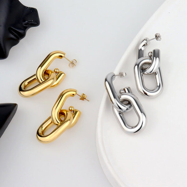 O1CN01ihFJAs1VHffWMQz0b__4112122628-0-cib-1 Wholesale Vintage Chain Stainless Steel Earrings