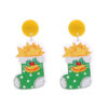 O1CN01ii0iFg1G1tr92ZP0v_2024060563-0-cib Wholesale Christmas Double-sided Glitter Acrylic Earrings
