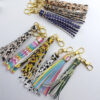 Wholesale Pu Leather Tassel Pendant Keychain