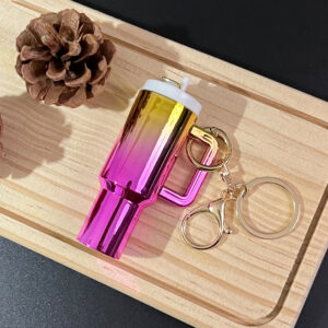 Gradient gold rose red