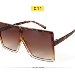 Upper Leopard Print Lower Transparent Frame Progressive Tea Tablet