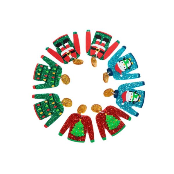 O1CN01im8oS627SccnNuDhd_3843297796-0-cib Wholesale Christmas Sweater Acrylic Earrings