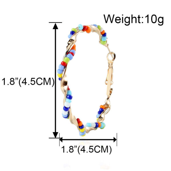 Wholesale Vintage Bohemian Style Rice Bead Earrings