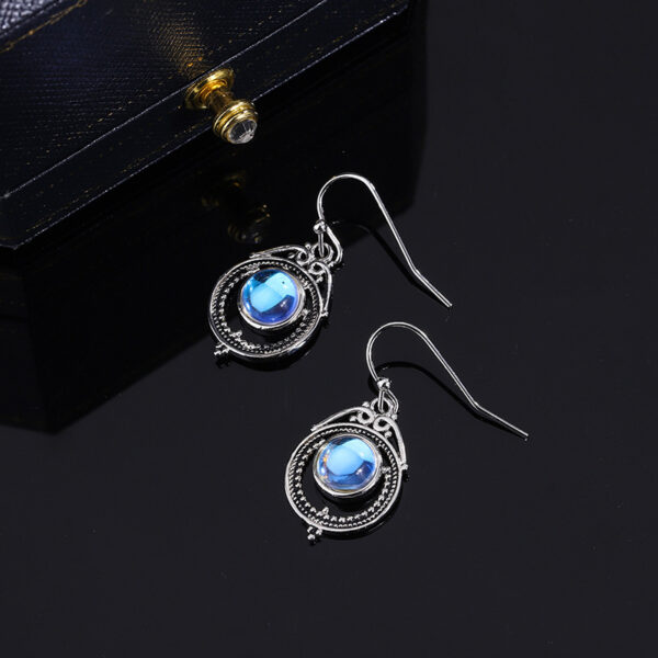 Wholesale Moonlight Stone Copper Earrings