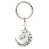 Wholesale Alphabet mom dad Mother's Day Father's Day gift Alloy Keychains