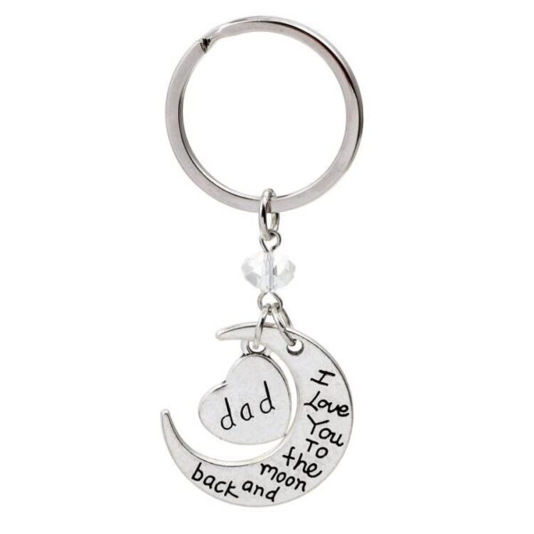 Wholesale Alphabet mom dad Mother's Day Father's Day gift Alloy Keychains