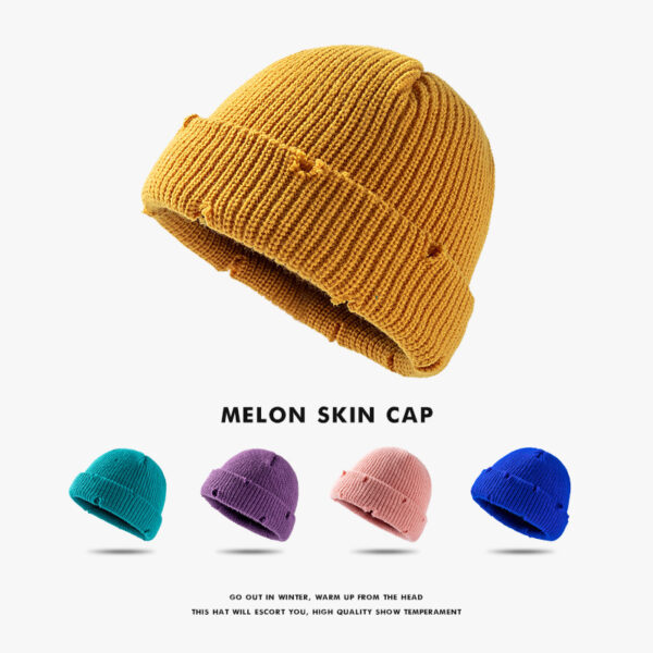 O1CN01ipRAnw1EOg90aA3uJ_2207883770342-0-cib Wholesale Knitted Worn-out Cotton Wool Hat