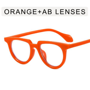 Metal hinge / Orange frame anti-blue light tablet