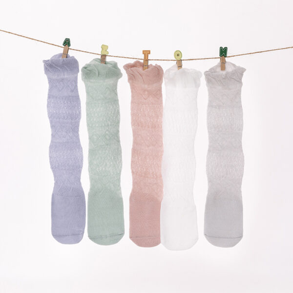 Wholesale Children Cotton Summer Mesh Socks Thin Mosquito Socks