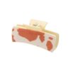 Wholesale Western Style Cow Pattern Leather Hair Clips