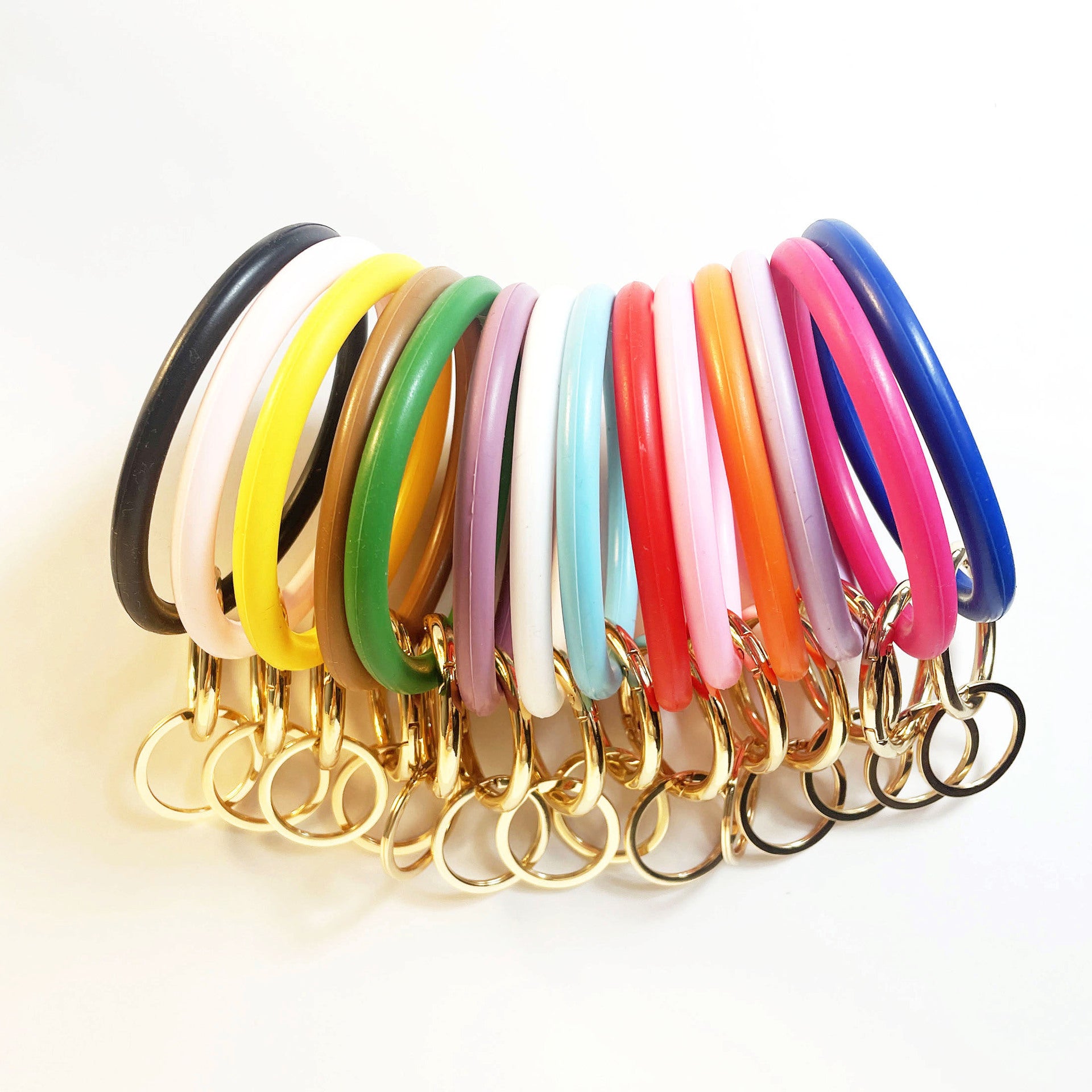 Wholesale Silicone Bracelet Anti-Lost rtable Wrist Keychain