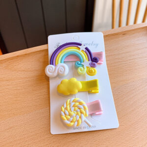 15# yellow hairpin 3 piece set (with card)