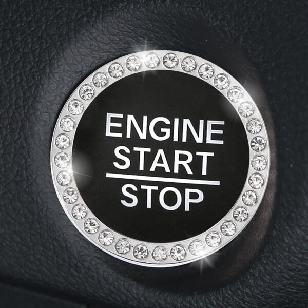 Wholesale Zinc Alloy Diamond-studded One-button Start Button
