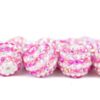 O1CN01iuVIrw1QErIdlsmf9_2201245431945-0-cib Wholesale 20MM Resin Diamond Ball Beads Rose Red and White Striped Diamond Ball Beads