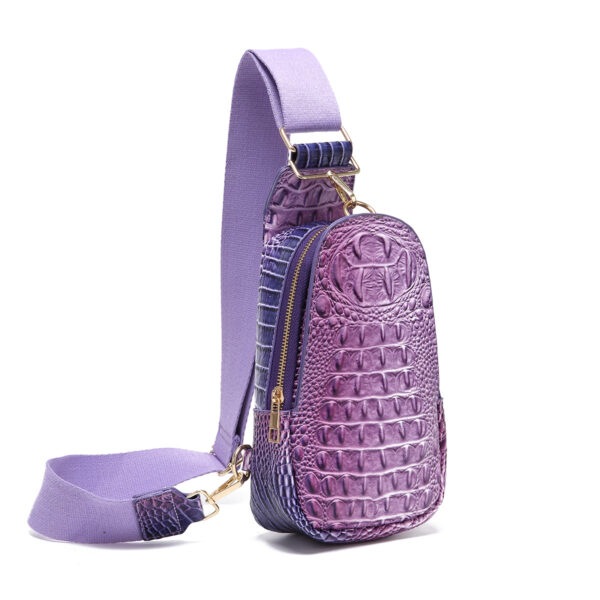 O1CN01ixelMp1bYyP8xOak9_2209154643478-0-cib-1 Wholesale PU Wide Shoulder Strap Women's Crocodile Pattern Chest Bag Waist Bag Crossbody Bag