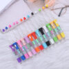 Wholesale LED Light DIY Four-color Visible Transparent Underlined Markers, Press The Ballpoint Pen For Beadable For DIY For Craft