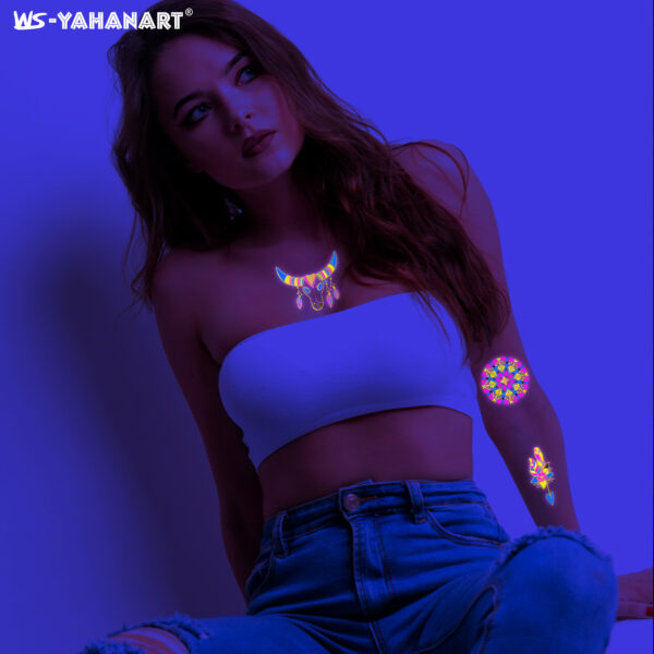 Wholesale Fluorescent Tattoo Sticker Paper TOY