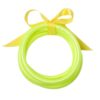 Wholesale Silicone PVC Tube Gold Foil Fluorescent Color System Bracelet