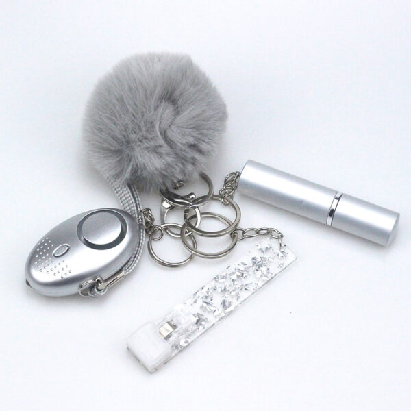 O1CN01j72HP81aHjpDNLwuu_2215681763305-0-cib Wholesale Plastic Hairball ATM Card Reader Empty Perfume Bottle Keychain Set