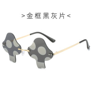 gold frame black gray diaphragm