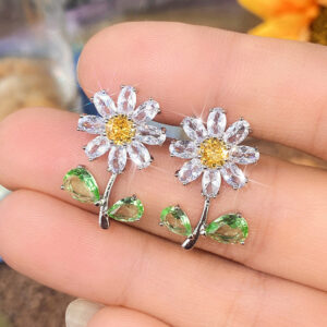 Wholesale Niche Designs Daisy Copper Earrings