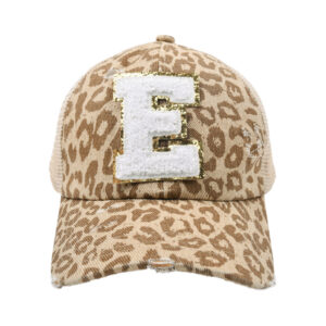 Single loophole yellow leopard print-E