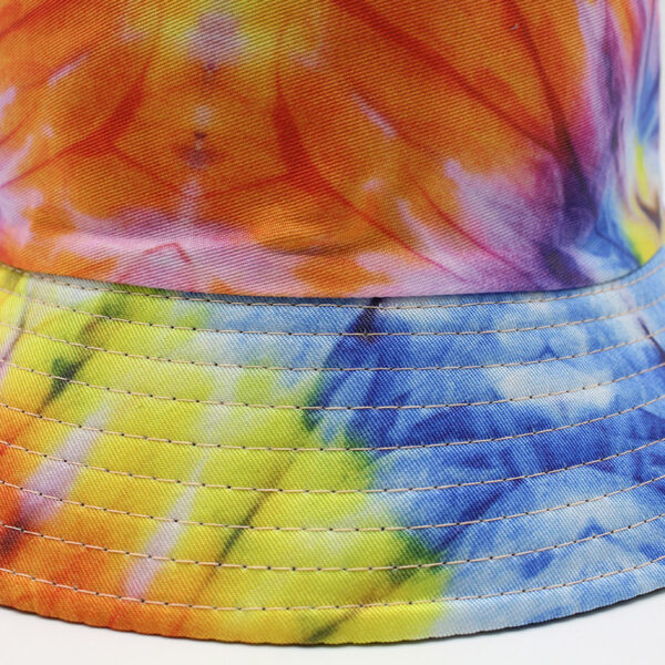 Wholesale Cotton Tie-dyed Double-sided Fisherman Hat