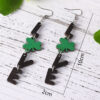 O1CN01jA2Pt21ZzPxYTlh5h_2214986983265-0-cib Wholesale Jewelry St. Patrick's Day Lucky Clover Wood Earrings