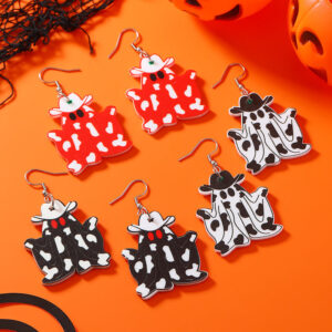 O1CN01jA5m1T21msQWtoA3u__1121057028-0-cib Wholesale Western Cowboy Ghost Halloween Retro Acrylic Earrings OLY-ES-KaiQing003