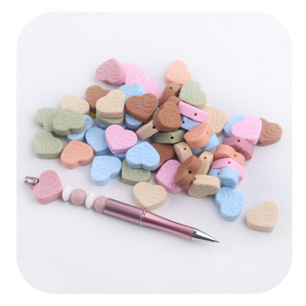 Wholesale Cartoon Love Leaf Silicon Pork Pearls