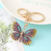 O1CN01jG8T7t2Id7OnYMlOm_2102199308-0-cib Wholesale Butterfly Diamond Inlaid Alloy Keychains