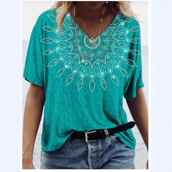 Wholesale Women's V-neck Milk Silk Short Sleeve