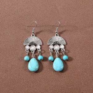 14-antique turquoise earrings