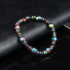 Wholesale Colorful Stone Magnet Hand Woven Bracelet